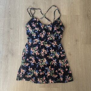 Forever 21 Black Floral Dress